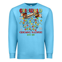 Ocean Blue griswold illumination Premium Sweatshirt - MaliasSmallBusiness