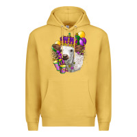 Antique Gold Mardi Gras Longhorn Calf Premium Hoodie - LillyAllenDesigns