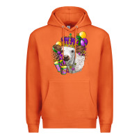 Carrot Mardi Gras Longhorn Calf Premium Hoodie - LillyAllenDesigns