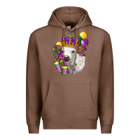 Chestnut Mardi Gras Longhorn Calf Premium Hoodie - LillyAllenDesigns