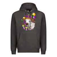 Smoke Mardi Gras Longhorn Calf Premium Hoodie - LillyAllenDesigns
