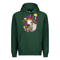 Sports Green Mardi Gras Longhorn Calf Premium Hoodie - LillyAllenDesigns