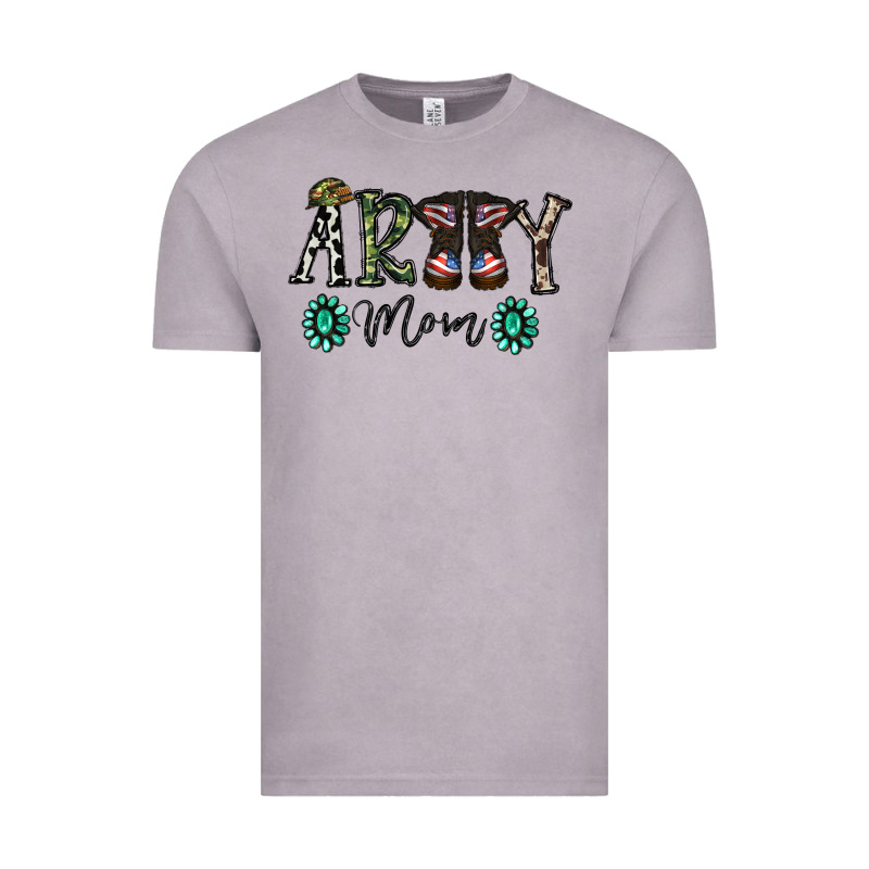Army Mom Vintage Tee by SublimationCraftShop | Teevron