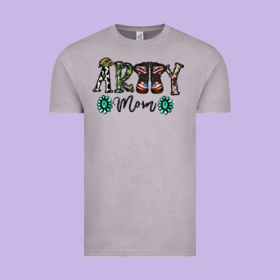 Army Mom Vintage Tee Designed By Sublimationcraftshop