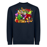 Navy mexican gnomes truck Heavyweight Sweatshirt - CTS Tumbler Store