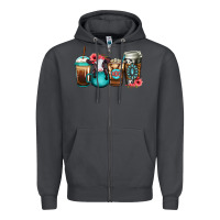 Smoke Baby calf coffee cups Zipper Hoodie - Jasminsmagicworld