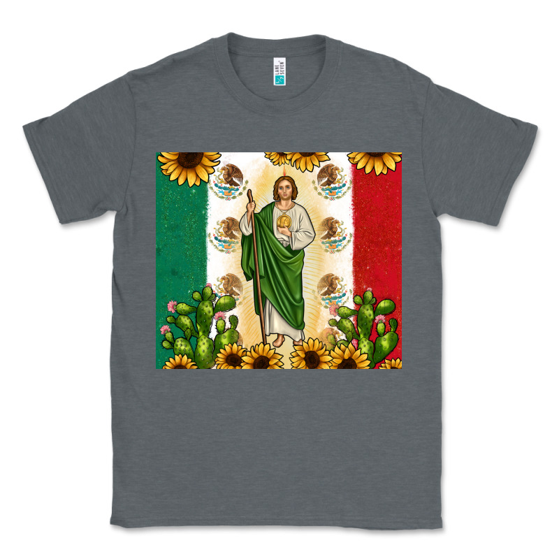 San Judas With Mexican Flag Classic Tee by JahusDesignShop | Teevron