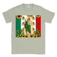 Matcha San Judas with Mexican Flag Classic Tee - JahusDesignShop
