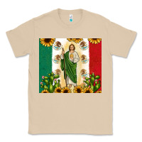 Mushroom San Judas with Mexican Flag Classic Tee - JahusDesignShop