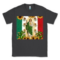 Smoke San Judas with Mexican Flag Classic Tee - JahusDesignShop