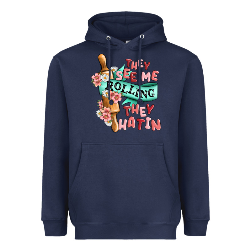 They See Me Rolling They Hatin Heavyweight Hoodie by MaliasSmallBusiness | Teevron