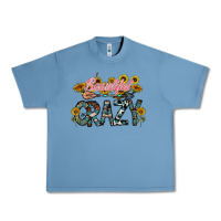 Pebble Blue beautiful crazy Urban Heavy Tee - CowhideDigitalArt