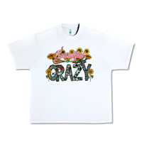 White beautiful crazy Urban Heavy Tee - CowhideDigitalArt