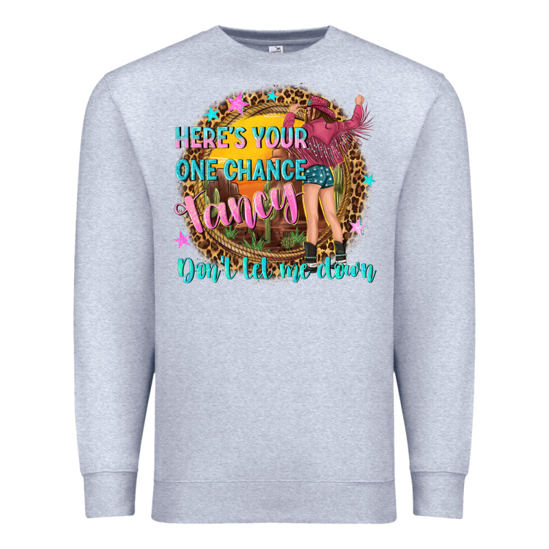 Heres Your One Chance Fancy Premium Sweatshirt by NancyCooperArtShop | Teevron