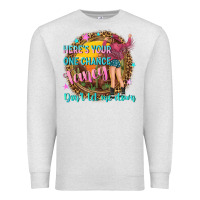 Oatmeal Heather heres your one chance fancy Premium Sweatshirt - NancyCooperArtShop