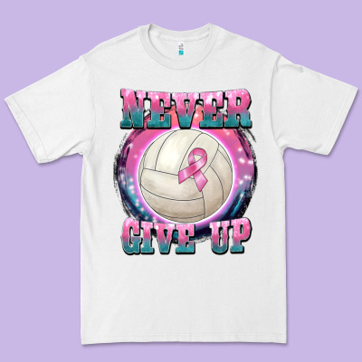 Never Give Up Premium Tee Designed By Barkaloodesign