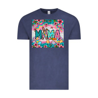Vintage Denim Easter Mama Leopard tumbler Easter Day Vintage Tee - Neo Western