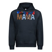 Navy Boy Mama Urban Hoodie - texasbilliewilder