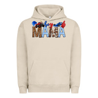 Pigment French Oak Boy Mama Urban Hoodie - texasbilliewilder