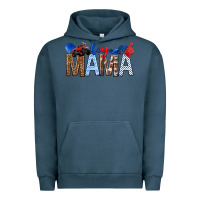 Pigment Midnight Navy Boy Mama Urban Hoodie - texasbilliewilder