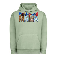 Pigment Oil Green Boy Mama Urban Hoodie - texasbilliewilder