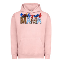 Pigment Salmon Boy Mama Urban Hoodie - texasbilliewilder
