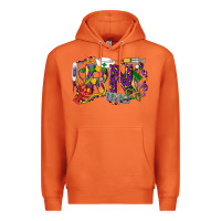 Carrot RN Registered Nurse Mardi Gras Premium Hoodie - LillyAllenDesigns