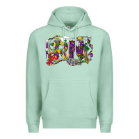 Seafoam RN Registered Nurse Mardi Gras Premium Hoodie - LillyAllenDesigns