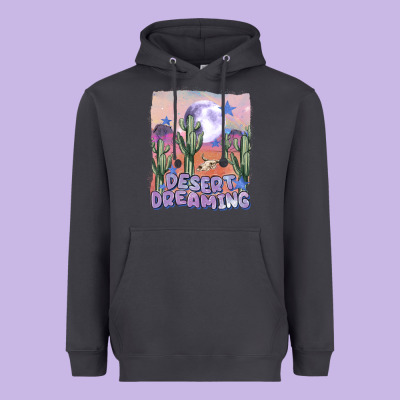 Desert Dreaming Heavyweight Hoodie Designed By Maliassmallbusiness