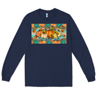 Navy Fall Sweet Fall Long Sleeve Tee - Artiststas