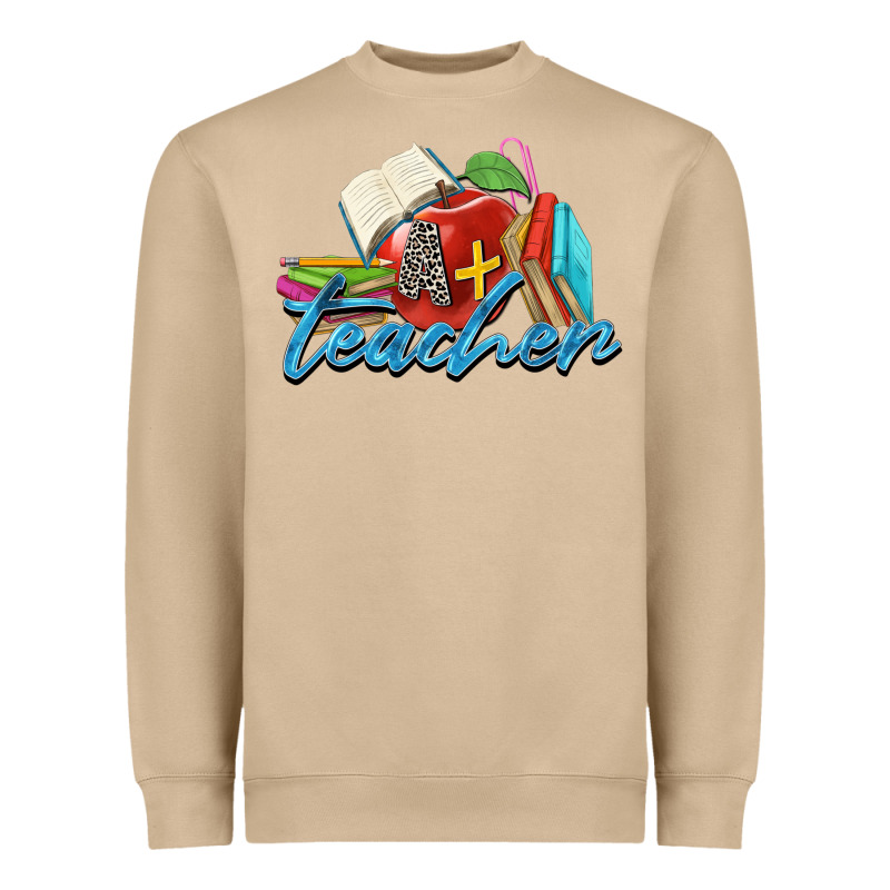 A  Teacher Heavyweight Sweatshirt by Zillion Design Studio | Teevron