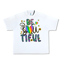 White be you tiful Urban Heavy Tee - CowhideDigitalArt