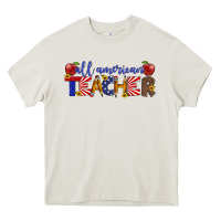 Cream all american teacher Heavy Core Tee - Artiststas