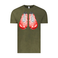 Vintage Olive red cleats fa element 2 Vintage Tee - FaDigitalArtStudio
