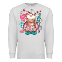 Dove Grey dentist gnome Premium Sweatshirt - NancyCooperArtShop
