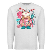 Oatmeal Heather dentist gnome Premium Sweatshirt - NancyCooperArtShop