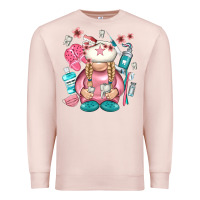 Pale Pink dentist gnome Premium Sweatshirt - NancyCooperArtShop