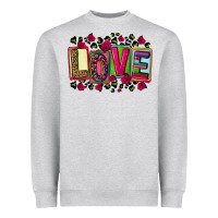 Heather Grey mexican love Heavyweight Sweatshirt - CTS Tumbler Store