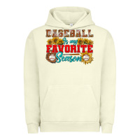 Pigment Pistachio Baseball is my favorite season Urban Hoodie - NancyCooperArtShop