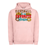 Pigment Salmon Baseball is my favorite season Urban Hoodie - NancyCooperArtShop