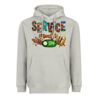 Service Mode On Woman Version Heavyweight Hoodie | Teevron