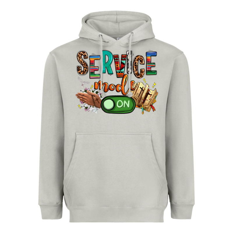 Service Mode On Woman Version Heavyweight Hoodie by NancyCooperArtShop | Teevron