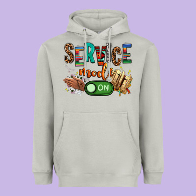 Service Mode On Woman Version Heavyweight Hoodie Designed By Nancycooperartshop