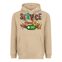 Mushroom service mode on woman version Heavyweight Hoodie - NancyCooperArtShop