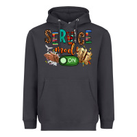 Smoke service mode on woman version Heavyweight Hoodie - NancyCooperArtShop