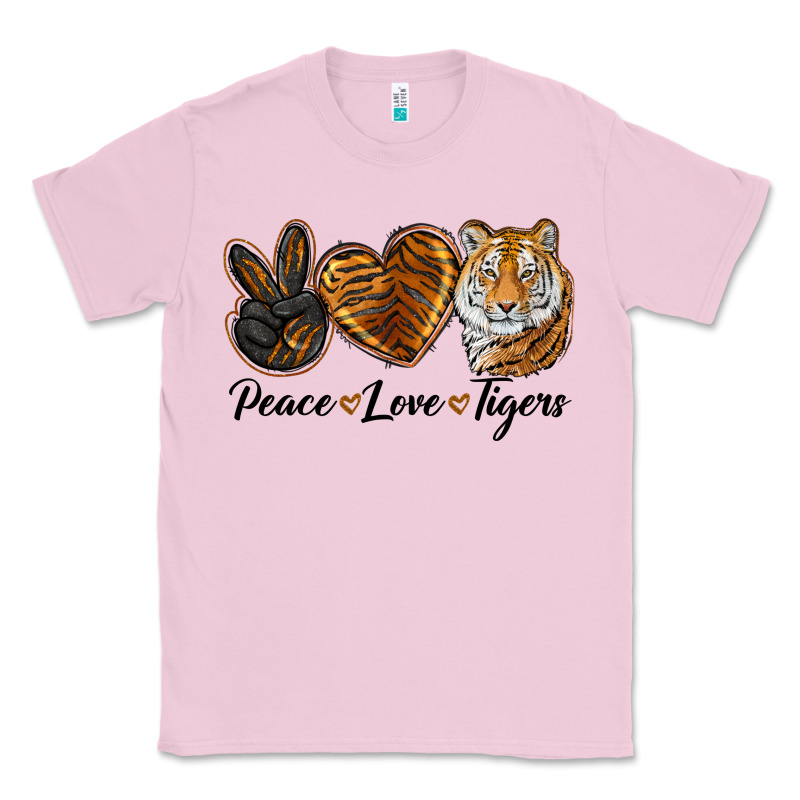 Peace Love Tigers Head Classic Tee by JahusDesignShop | Teevron