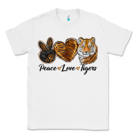 White peace love tigers head Classic Tee - JahusDesignShop