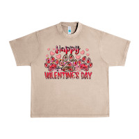 French Oak happy valentines day dog pet Urban Heavy Tee - RacoonDesign