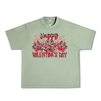 Oil Green happy valentines day dog pet Urban Heavy Tee - RacoonDesign