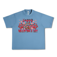 Pebble Blue happy valentines day dog pet Urban Heavy Tee - RacoonDesign